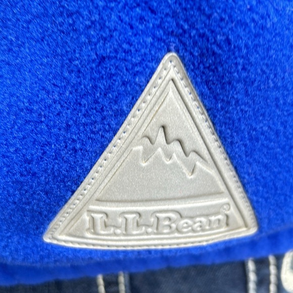 SOLD Vintage 90’s L.L.Bean Mountain Sherpa Fleece Jacket Reflective Kids XL - Picture 9 of 14
